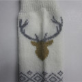 Deer Jacquard Middle Socks