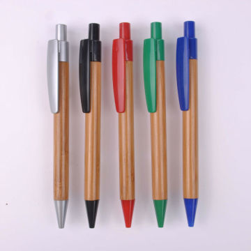 Promotional eco-friendly bamboo pen with custom logo