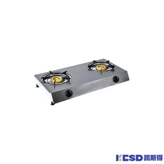 Stainless Steel Top Cooktop 2 Burner Cooker 7102 Gas Stove LPG Use