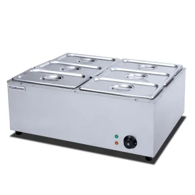 Hot Sale Buffet Fast Food Restaurant Severy Counter Top Bain Marie Used Food Warmer