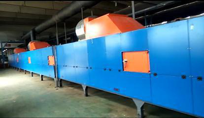 vulcanizing and foaming furnace for pipes and sheets