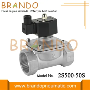 2'' 2S500-50 Stainless Steel Water Solenoid Valve 24V 110V