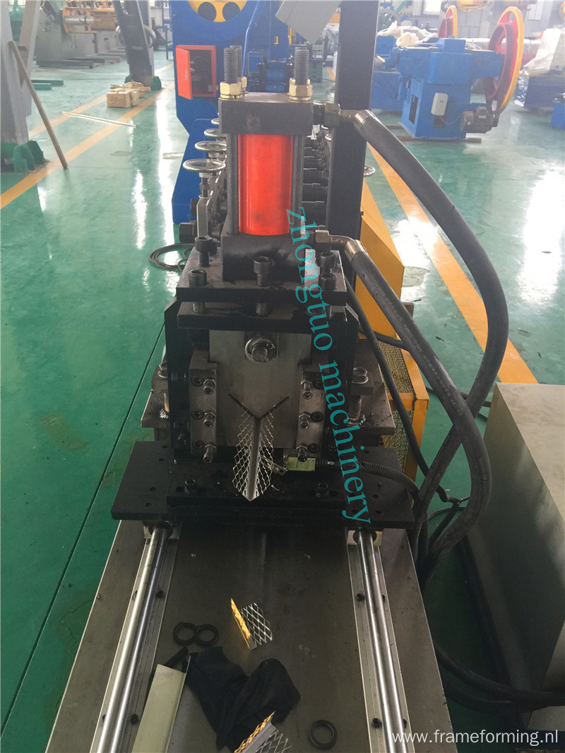 Corner bead profile roll forming machine