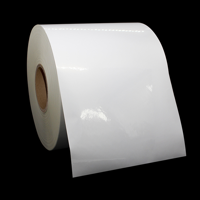 White Transparent BOPP Jumbo Label Roll