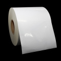 Rolo de etiqueta BOPP Jumbo transparente branco