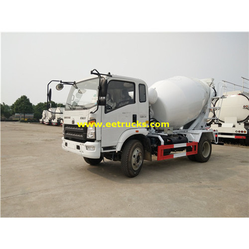 SINOTRUK 6 CBM Concrete Transit Mixer Trucks