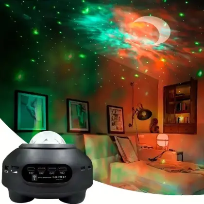 Intelligent Starry Night Christmas Laser 3D Galaxy Aurora