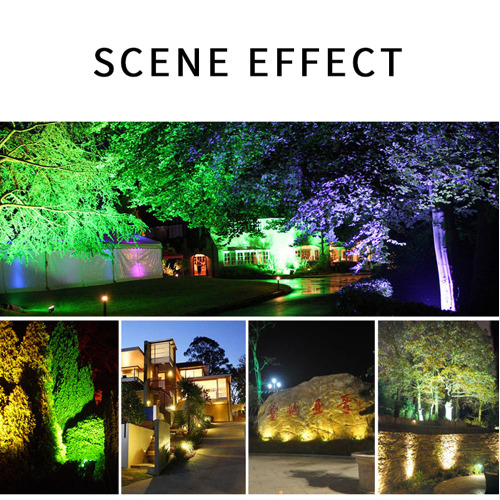 Mehrfarbige Landschaft LED Spike Light für Teichgarten