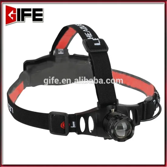 GF-8017 Alibaba Hot Wholesale Aluminum 2*18650 Rechargeable headlight Long range Powerful 800 lumens xml t6 led headlamp