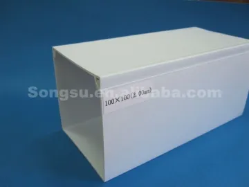 Plastic cable protector/cable trunking 100*100mm
