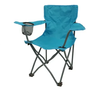Lightweight Portable Mesh Back Folding Camping Chair with Cup Holder for Beach