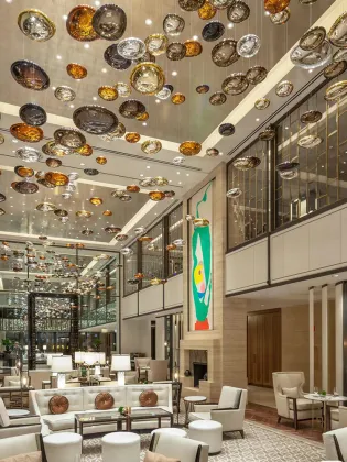 Artistic Club Hotel Atrium Aerial Pendant Lamp
