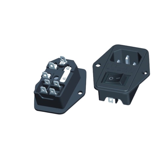 250v Ac 3 Pin Inlet Socket With Rocker Switch And Fuse, High Quality ...
