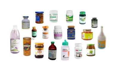 Automatic 100b/m mineral water bottle glue labeling machine