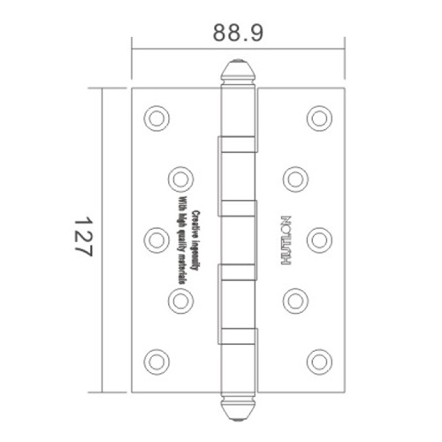 Kupferscharnier für Möbel