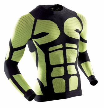High performance compression seamless cycling shirt