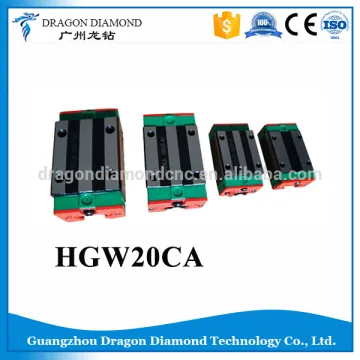Hiwin Linear bearing guide rail slider block for cnc router machine HGW20CA