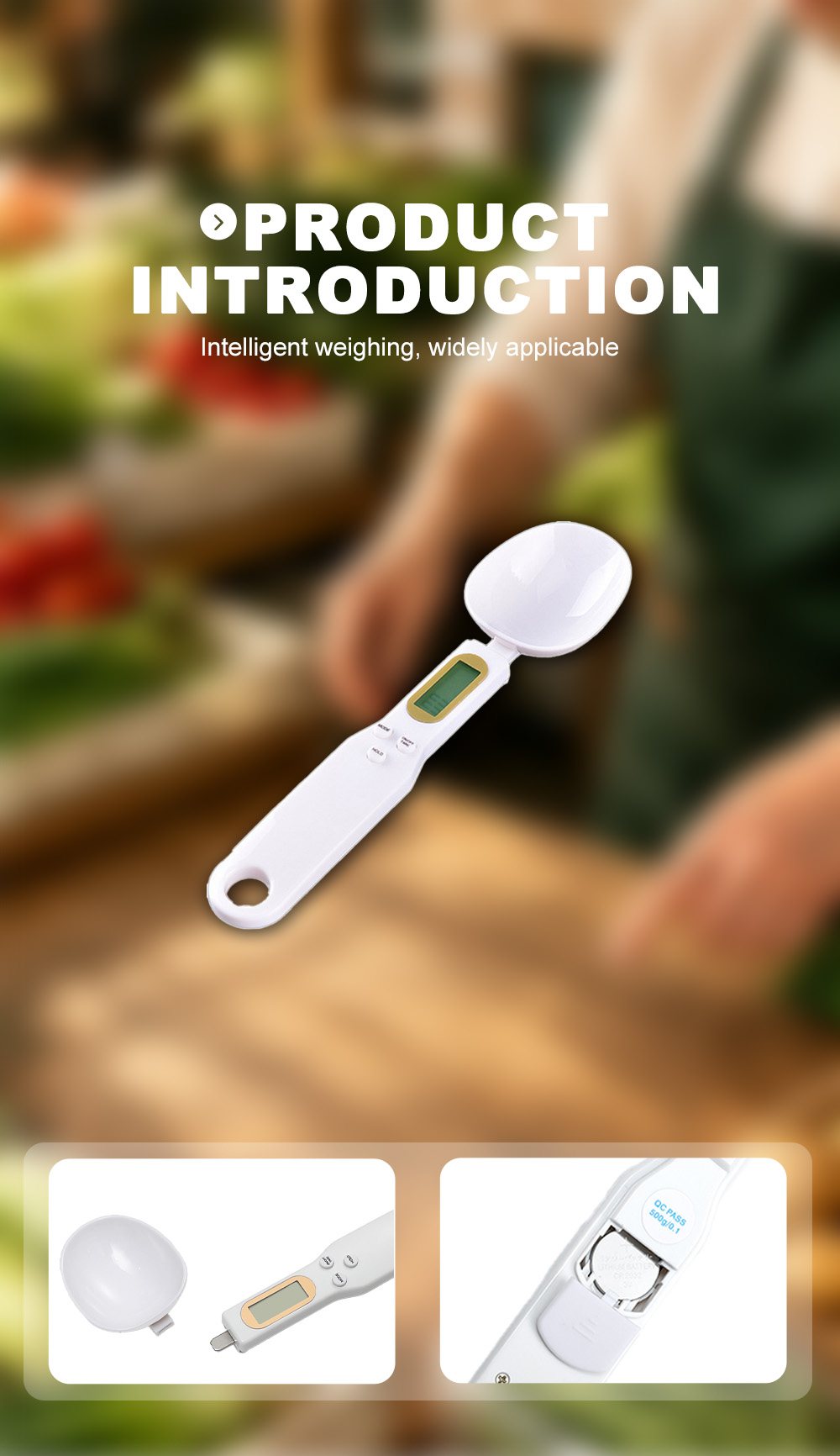 YHD‑S001 Digital Measuring Spoon Scale X