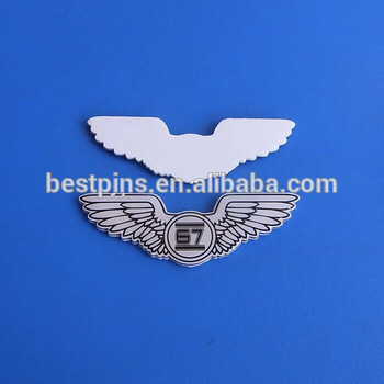 Metal Aluminum Wing Car/Furniture Emblem Badge, OEM Front Logo