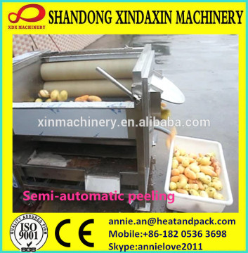 1800kg/h semi automatic potato peeling machine
