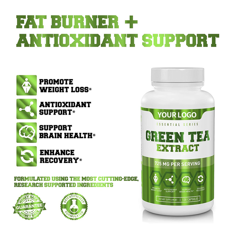 OEM/ODM Vegan 100% natural herbal weight loss green tea extract capsule fast and strong slim	green tea extract capsule