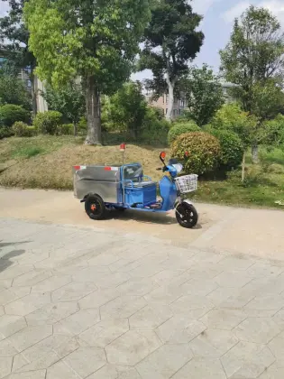 City sanitation garbage truck