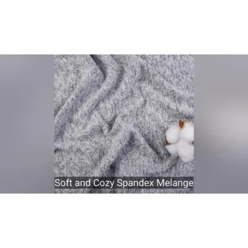 Hacci ถักโพลีสแปนเด็กซ์ขัดเงา