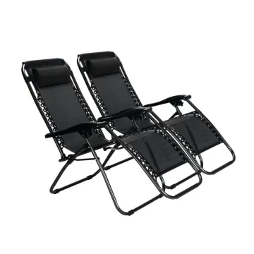 Folding Footrest Elderly Rocking Recliner - Zero Gravity Camp Chair