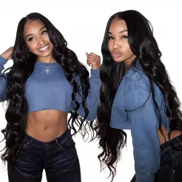 Body wavy human hair wig 4*4 lace closure wig wavy hair 13X6 Transparent Hd Lace Frontal Wig Body wave