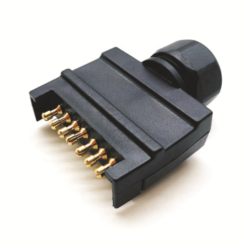 7 PIN AU Flat Plug Male Connector για προσαρμογέας ρυμουλκούμενου τροχόσπιτου - Βάση γρήγορη προσαρμογή αρσενικού 7 καρφίτσες