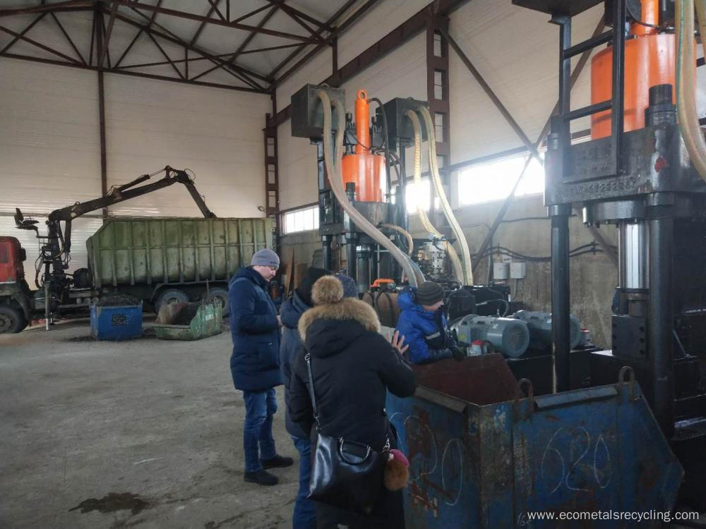 Hydraulic Briquette Press Scrap Metal Recycling Machine