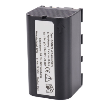TS Series Total Station Rechargeable Lithium-Ion Battery Solutions: GEB221