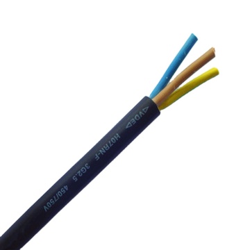 H07RN-F 3G2.5 Outdoor Power Cable - Black, European Standard