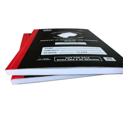 2 Quire Hardcover Manuscript Book Single Line with Feint