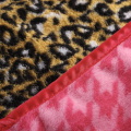 Makeup removal leopard printed towel