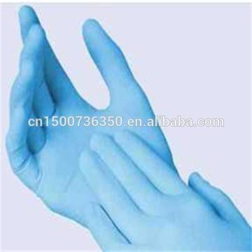 red and purple powder free nitrile examination gloves
