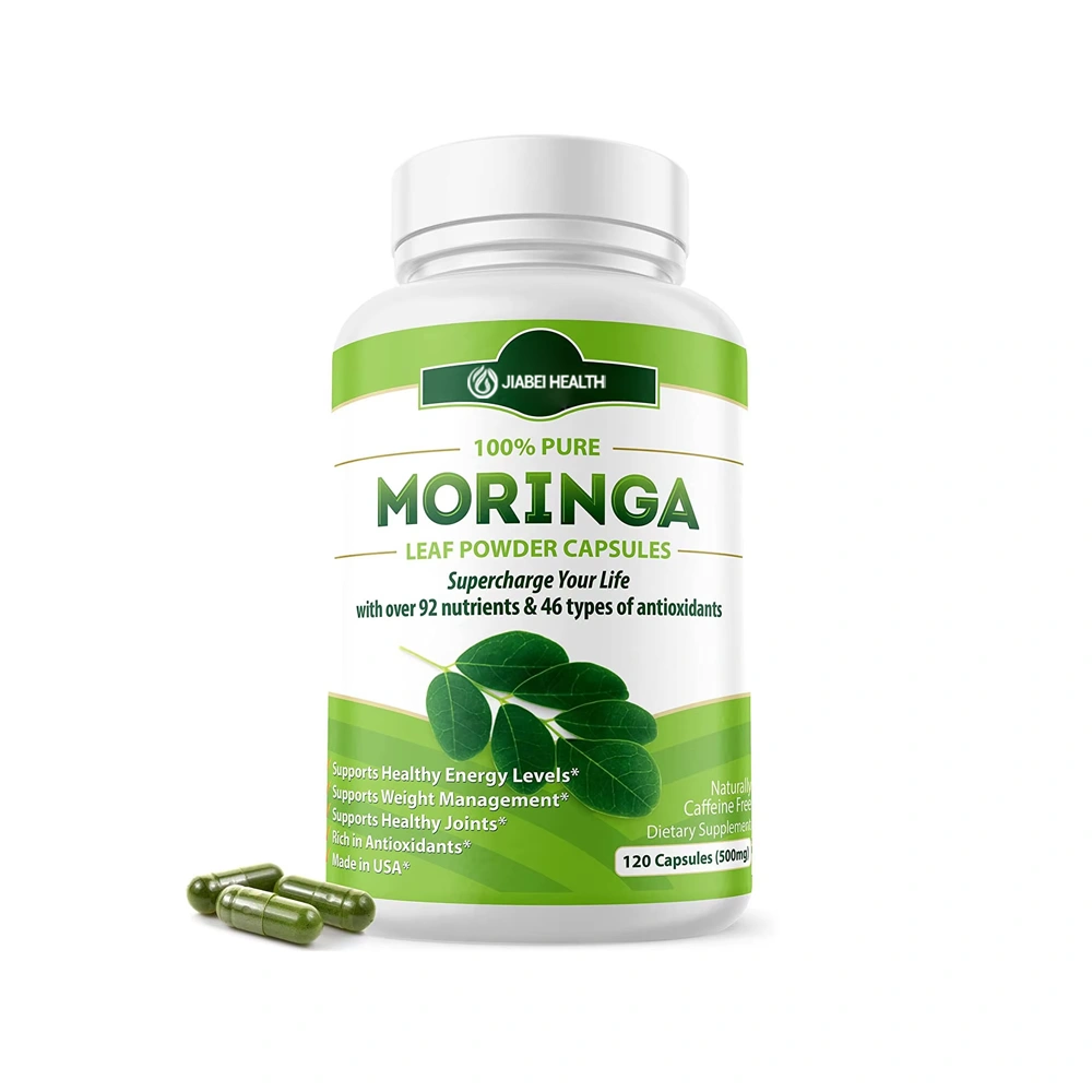 100% Natural Moringa Leaf Powder in Capsule Form China Manufacturers ...
