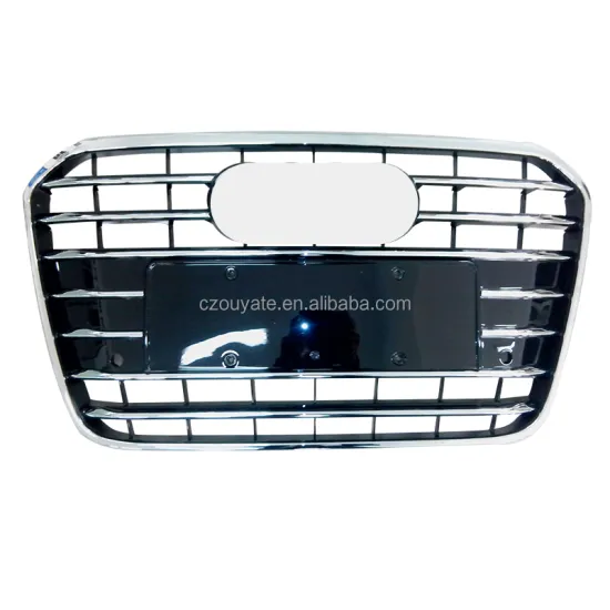 Black Front Bumper Honeycomb Grill for Audi A6 C7 2010