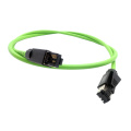 Shielded 24AWG RJ45 Male Cat.5e Cable