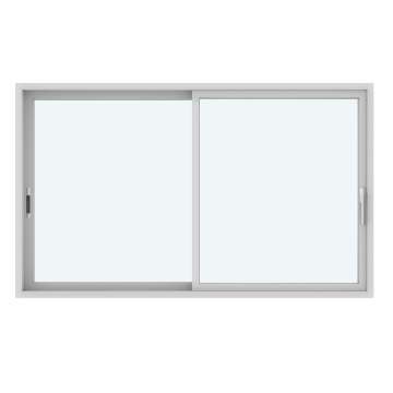 Australian Standard Commercial Sliding Window: Aluminum Tempered Glass Sliding Window