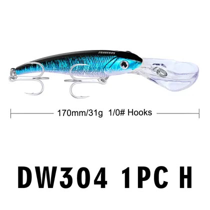 17CM Plastic Hard Bait for Freshwater Fishing - Minnow Wobblers Crankbait
