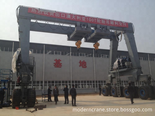 Hydraulic Rubber Crane Tire Gantry Cranes Price
