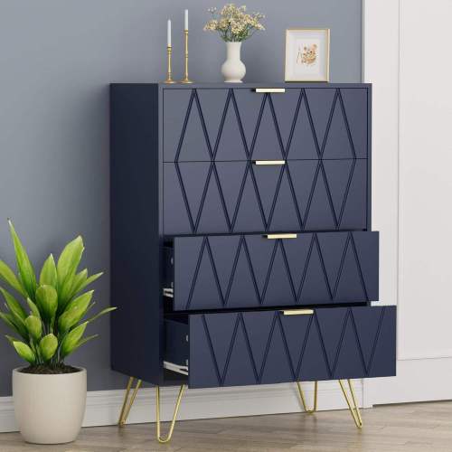 Line Series 4 Drawers Living Room Cabinets