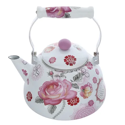 Enamel Kettle, Enamel Teapot, Porcelain Enamelware, Enamel Teapot