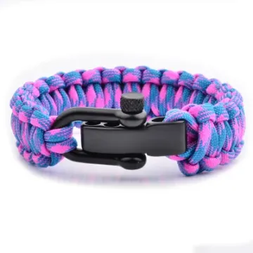 Paracord Rope Emergency Camping Survival Bracelet for Outdoor