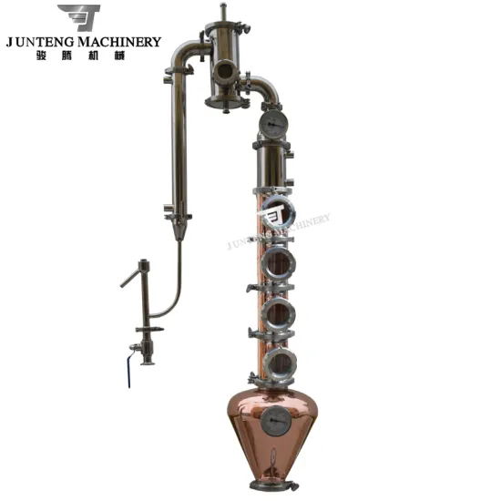 Copper Gin Still for Sale: Reflux Column & Distillers Head