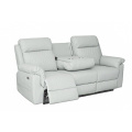 Real Leather Sofa Top Grain Leather Electric Recliner Sofa Set Manufactory