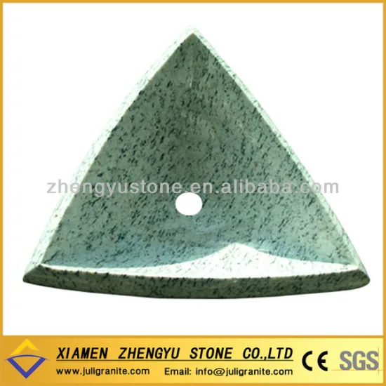 China Gardenia White Triangle granite sinks