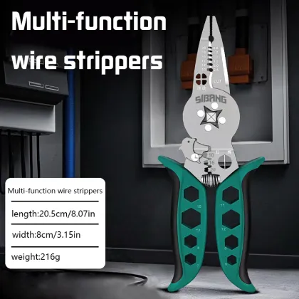 Green disc wire stripper