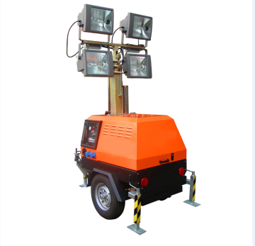 4000w Halogenmetalldampflampe tragbarer Lichtmast